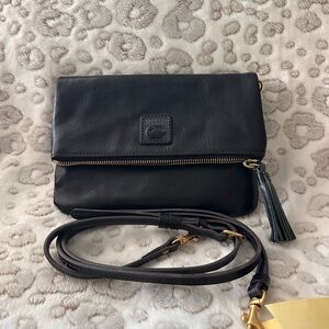 Dooney & Bourke Foldover Florentine Leather Crossbody
